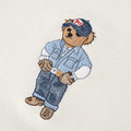 RALPH LAUREN 卡通刺繡小熊短袖POLO衫 (白)_2
