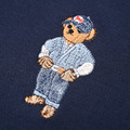 RALPH LAUREN 卡通刺繡小熊短袖POLO衫 (藏青)_2