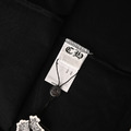 CHROME HEARTS 背後粉紅色十字架馬蹄刺繡圓領短袖 (黑)_5