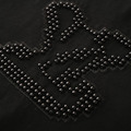 LOUIS VUITTON 前後暗鑽像素標短袖 (黑)_2