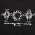CHROME HEARTS 十字馬蹄印花短袖 (黑)_2