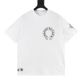 CHROME HEARTS 十字馬蹄印花短袖 (白)_1
