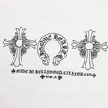 CHROME HEARTS 十字馬蹄印花短袖 (白)_2