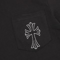 CHROME HEARTS 素描十字架印花短袖 (黑)_3