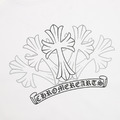 CHROME HEARTS 素描十字架印花短袖 (白)_2