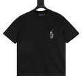 RALPH LAUREN 口袋戰馬小標刺繡圓領短袖 (黑)