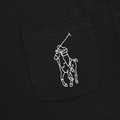 RALPH LAUREN 口袋戰馬小標刺繡圓領短袖 (黑)_2