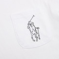 RALPH LAUREN 口袋戰馬小標刺繡圓領短袖 (白)_2
