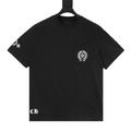 CHROME HEARTS 彩色十字架印花短袖 (黑)_1