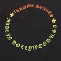 CHROME HEARTS 彩色十字架印花短袖 (黑)_2