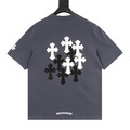 CHROME HEARTS 梵文十字架圓領短袖