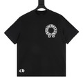 CHROME HEARTS 梵文十字架圓領短袖 (黑)_1