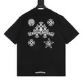 CHROME HEARTS 梵文十字架圓領短袖 (黑)