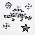 CHROME HEARTS 梵文十字架圓領短袖 (白)_2