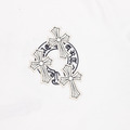 CHROME HEARTS 梵文十字架圓領短袖 (白)_3