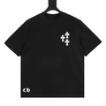 CHROME HEARTS 梵文十字架圓領短袖 (黑)_1