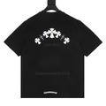 CHROME HEARTS 梵文十字架圓領短袖 (黑)