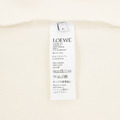 LOEWE 撞色翻領刺繡logo短袖polo衫 (米白)_7