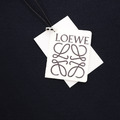 LOEWE 撞色翻領刺繡logo短袖polo衫 (黑)_6