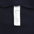 LOEWE 撞色翻領刺繡logo短袖polo衫 (黑)_7