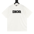 DIOR 重工串珠刺繡短袖 (白)