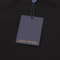LOUIS VUITTON 藍調渦流LV印花噴墨短袖 (黑)_5