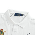 RALPH LAUREN 週年限定拼接刺繡POLO短袖 (白)_5