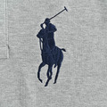 RALPH LAUREN 週年限定拼接刺繡POLO短袖 (灰)_3