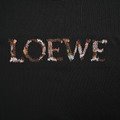 LOEWE 多彩字母logo刺繡短袖 (黑)_2