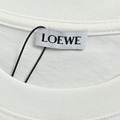 LOEWE 多彩字母logo刺繡短袖 (白)_3