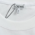 LOEWE 撞色logo刺繡短袖 (白)_3