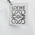 LOEWE 撞色logo刺繡短袖 (白)_4