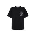 CHROME HEARTS 船錨馬蹄磨破手繪短袖 (黑)_1