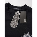 CHROME HEARTS 梵文刺繡破洞短袖 (黑)_5