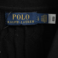 RALPH LAUREN 小熊刺繡絞花針織Polo短袖 (黑)_4