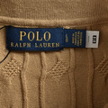 RALPH LAUREN 小熊刺繡絞花針織Polo短袖 (卡其)_3