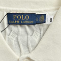 RALPH LAUREN 小熊刺繡絞花針織Polo短袖 (白)_3