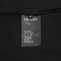 PRADA 徽章字母刺繡短袖 (黑)_4