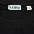 BURBERRY 格紋口袋刺繡字母短袖 (黑)_3