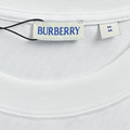 BURBERRY 格紋口袋刺繡字母短袖 (白)_3