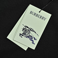 BURBERRY 經典格紋植絨戰馬短袖（黑色）_5