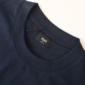 FENDI 菱形紋疊印條紋刺繡短袖 (藏青)_3