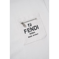 FENDI 口袋拉鍊字母logo短袖 (白)_2