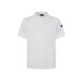 MONCLER 小標logo純棉polo衫 (白)