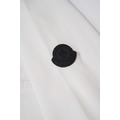 MONCLER 小標logo純棉polo衫 (白)_3