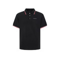 PRADA 經典撞色滾邊Polo衫 (黑)