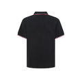 PRADA 經典撞色滾邊Polo衫 (黑)_1