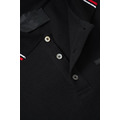 PRADA 經典撞色滾邊Polo衫 (黑)_4