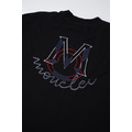 MONCLER 復古M標刺繡短袖 (黑)_2