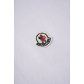 MONCLER 小標logo純棉polo衫 (白)_2